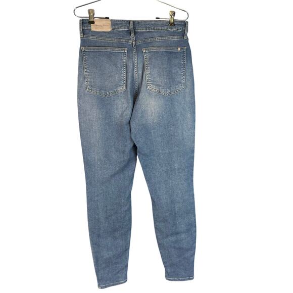 Everlane The Curvy Way-high Skinny Jean Faded Blue 30R - Picture 8 of 10